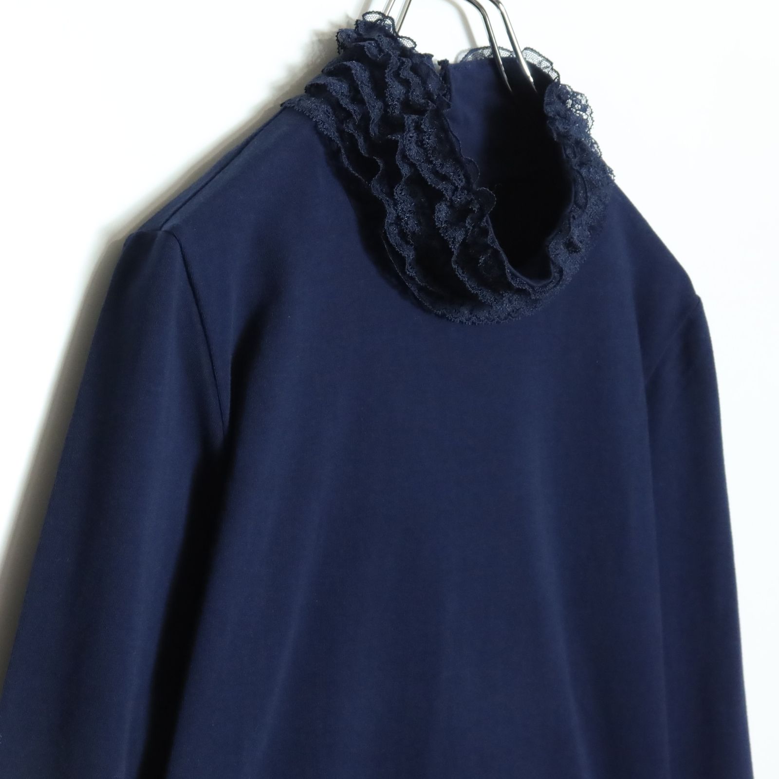 極美品】ピンクハウス☆段々フリルレース♪長袖カットソー 大きい