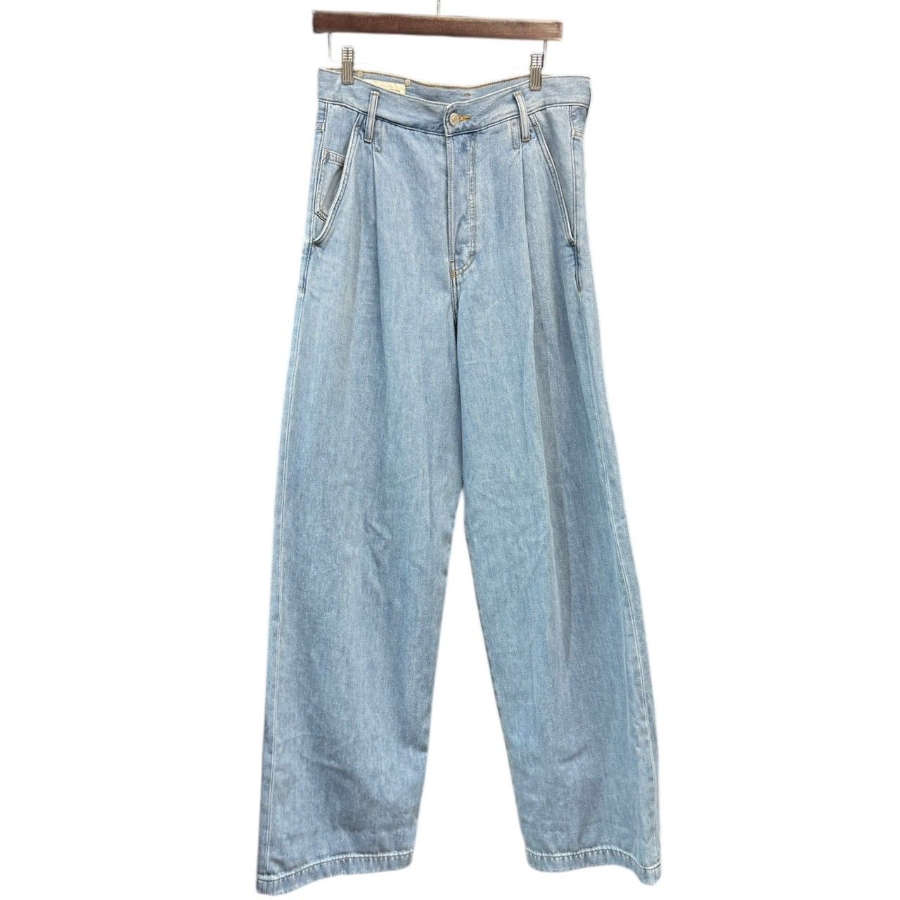 DRIES VAN NOTEN ドリスヴァンノッテン タックワイドデニムパンツ 30