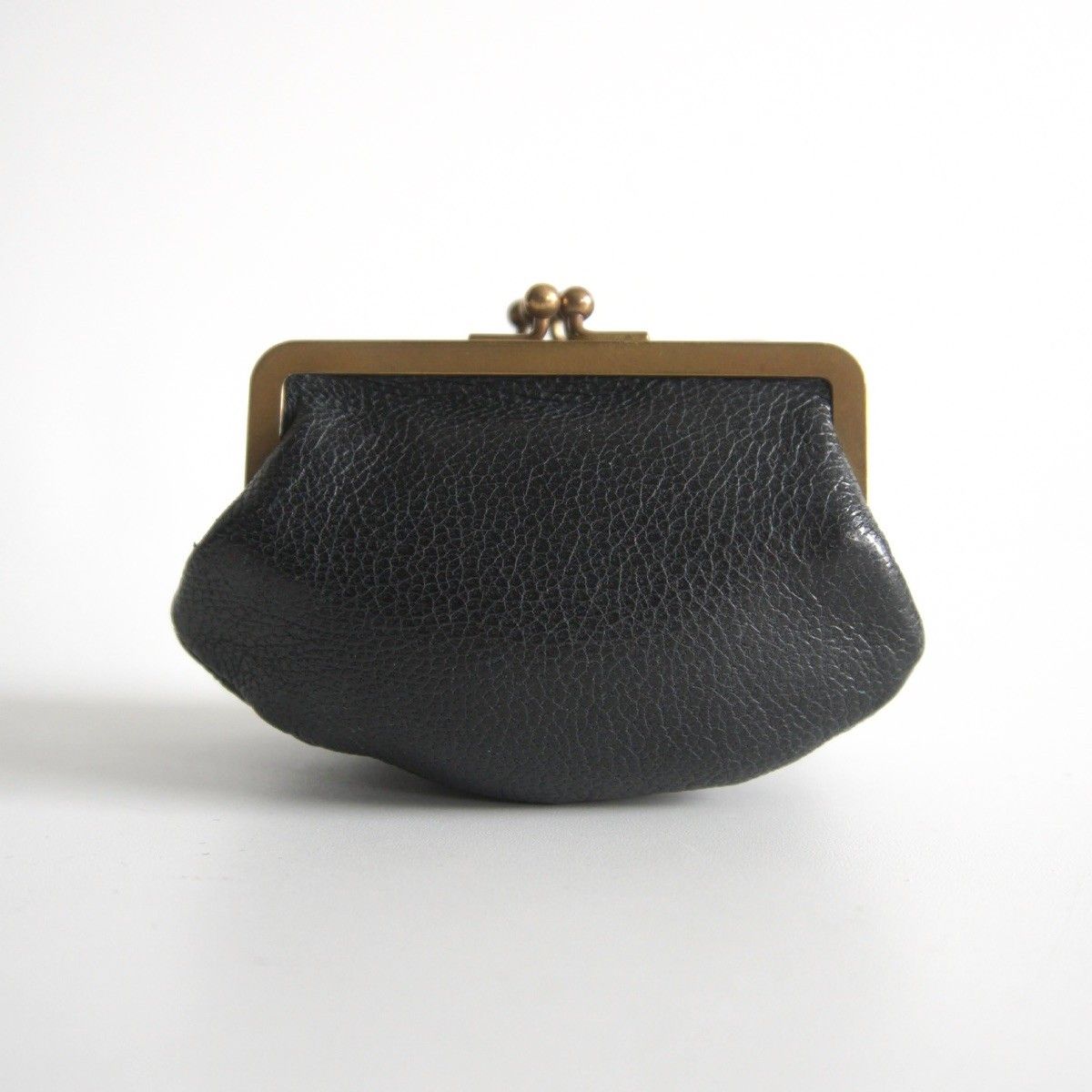 美品】 ARTS&SCIENCE 【Triple gamaguchi purse】 ブラック がま口