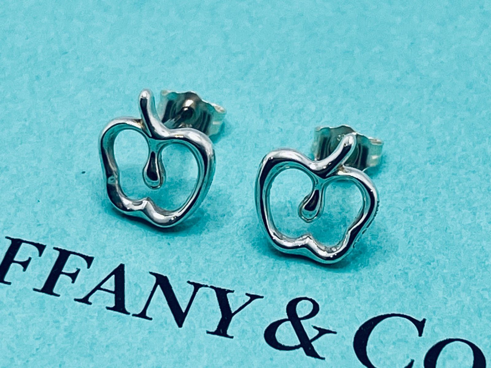 a178 美品 Tiffany&Co. オールド ティファニー りんご アップル ピアス