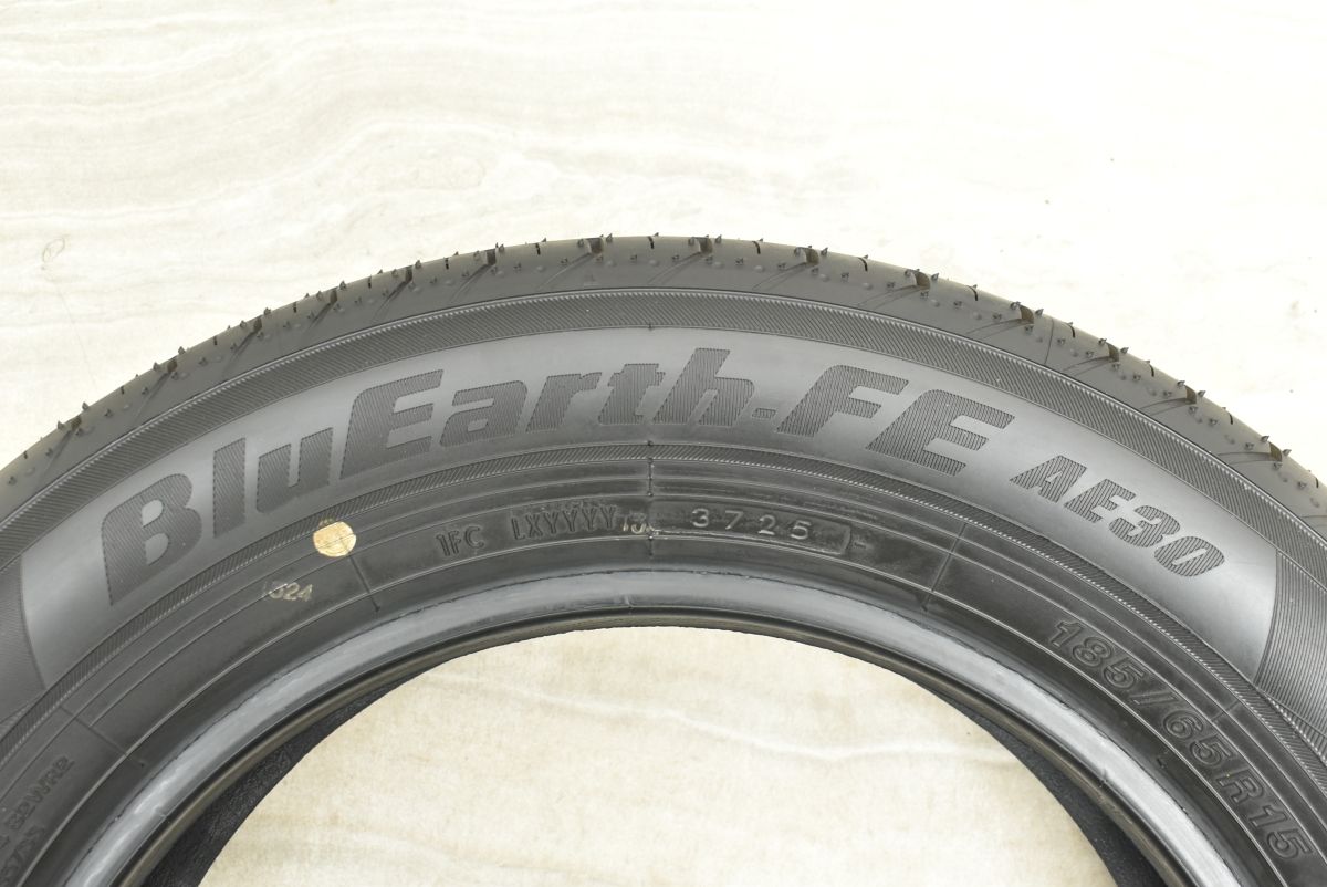 新車外し バリ溝 2025年製】ヨコハマ ブルーアース FE AE30 185/65R15