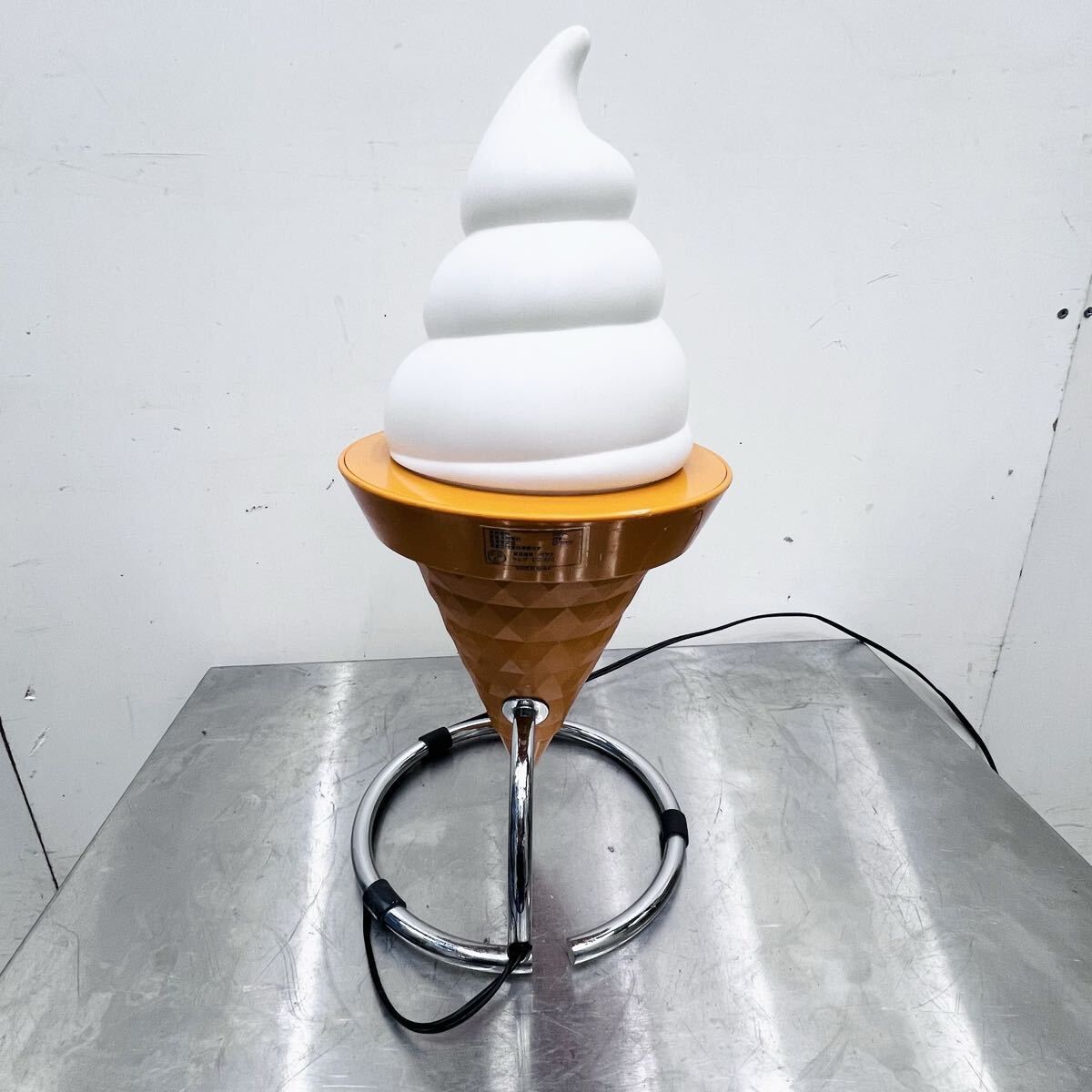 中古 良品 日世 ソフトクリーム 照明看板 ミニ 中古 良品 日世 ソフト