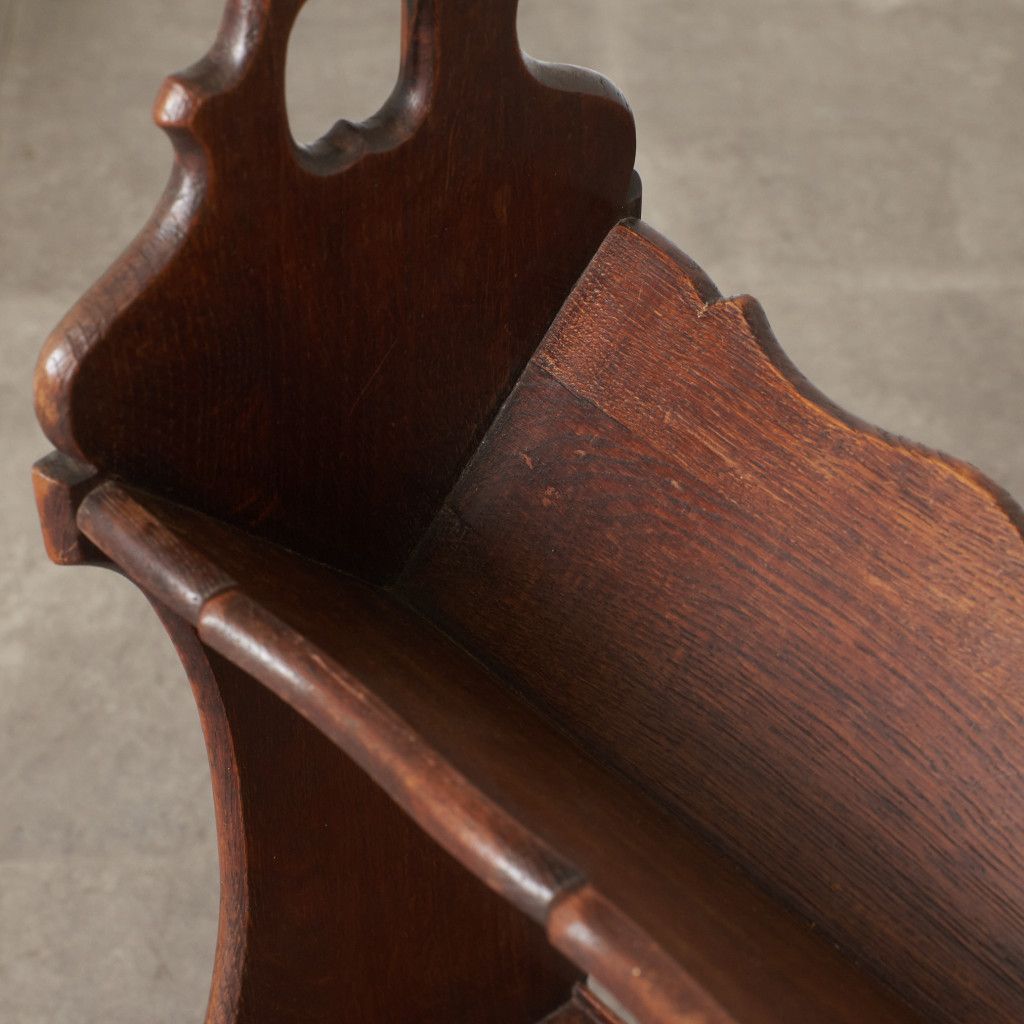 L3705-283 英国アンティーク ブックスタンド 本棚 収納 飾り棚 オーク