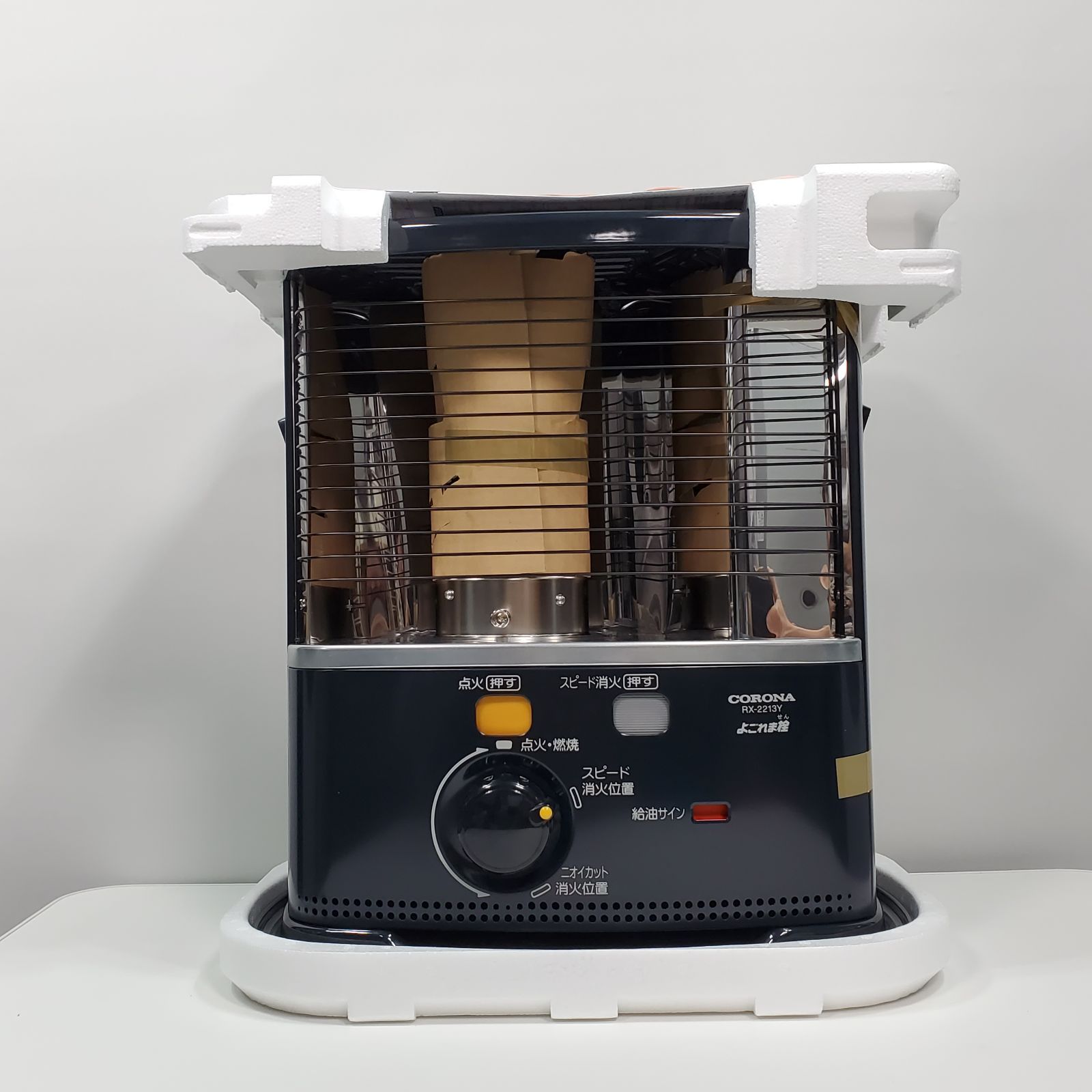 未使用 CORONA コロナ RX-2213Y 自然通気形開放式石油ストーブ ニオイ