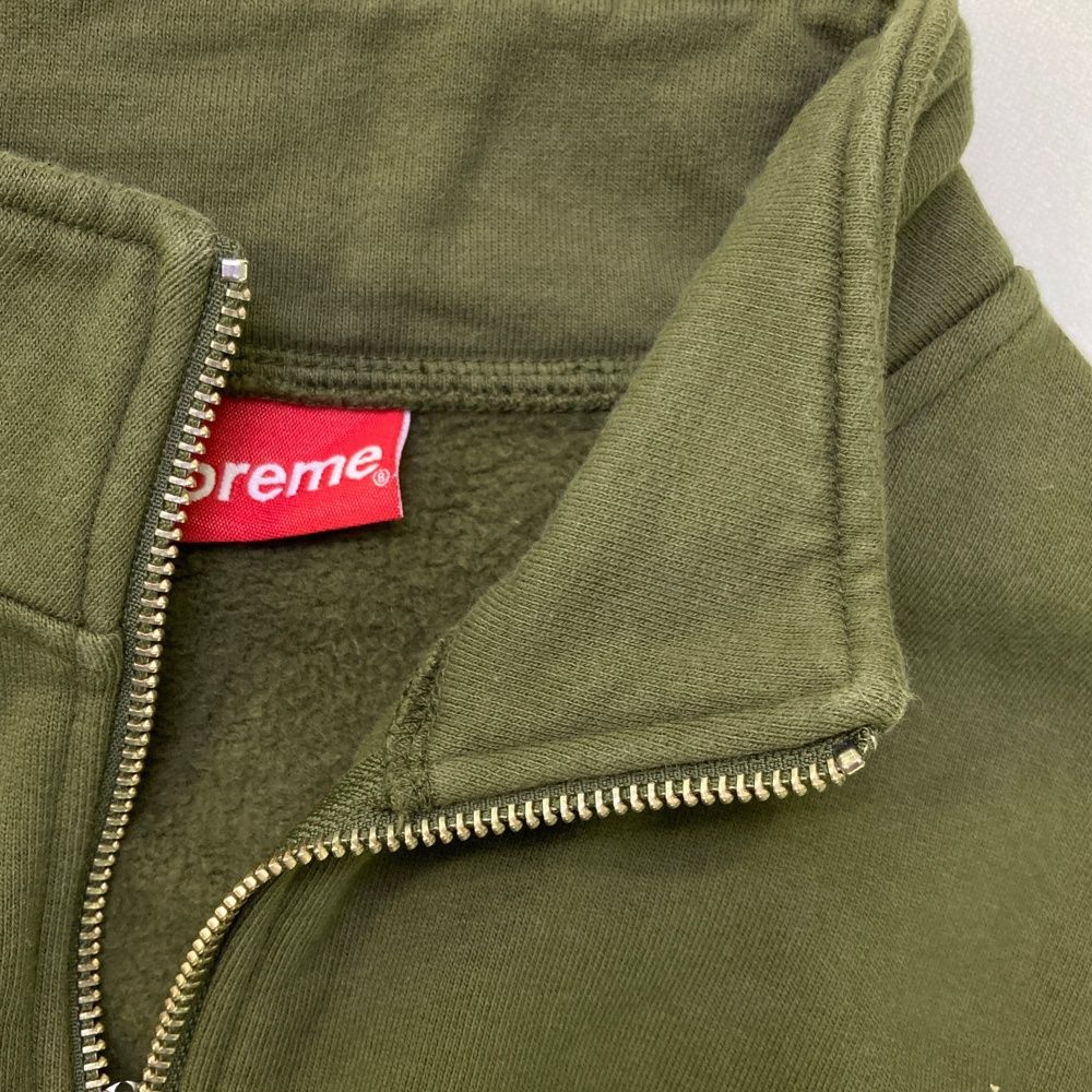 SUPREME シュプリーム 18AW Leopard Panel Half Zip Sweatshirt ハーフ