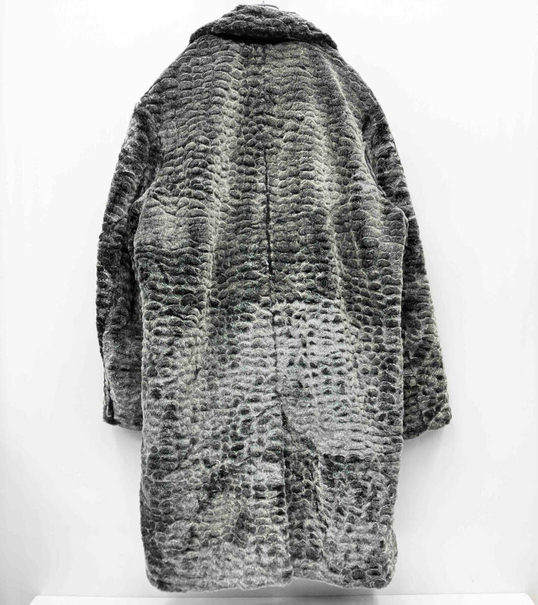 Supreme Croc Faux Fur Overcoat 'Black' シュプリーム クロク