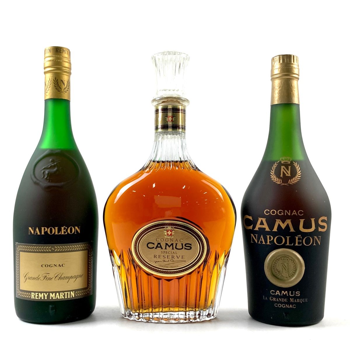 未開栓 ブランデー CAMUS NAPOLEON REMYMARTIN 3本 未開栓 ブランデー