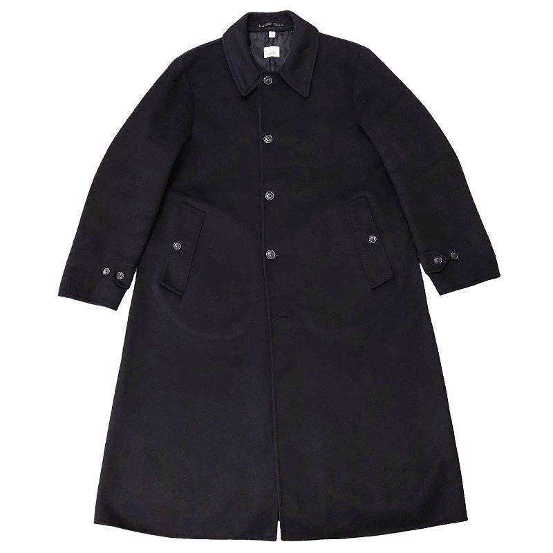 BURBERRY LONDON カシミヤアンゴラ ステンカラーコート M相当 BURBERRY