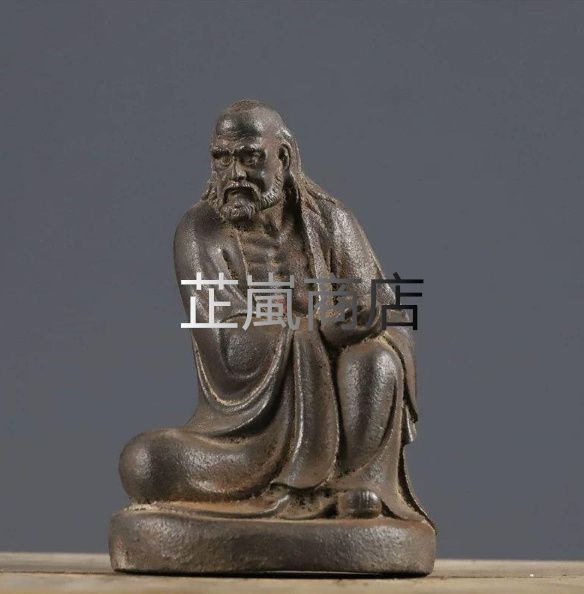 ショップ 鉄器 仏像 菩提達磨祖師仏像 仏堂奉納 工芸品 置物