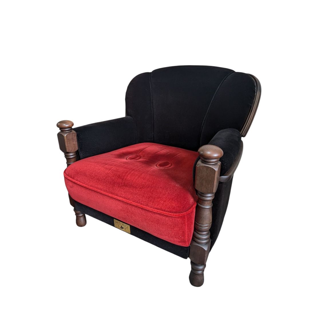 カリモク/大人ディズニーミッキーマウス 肘掛シングルソファー - メルカリ