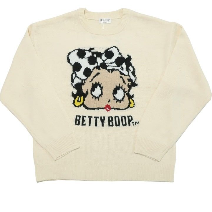 ベティーブープ ニット⁄セーター ベティちゃん クルーネックニット