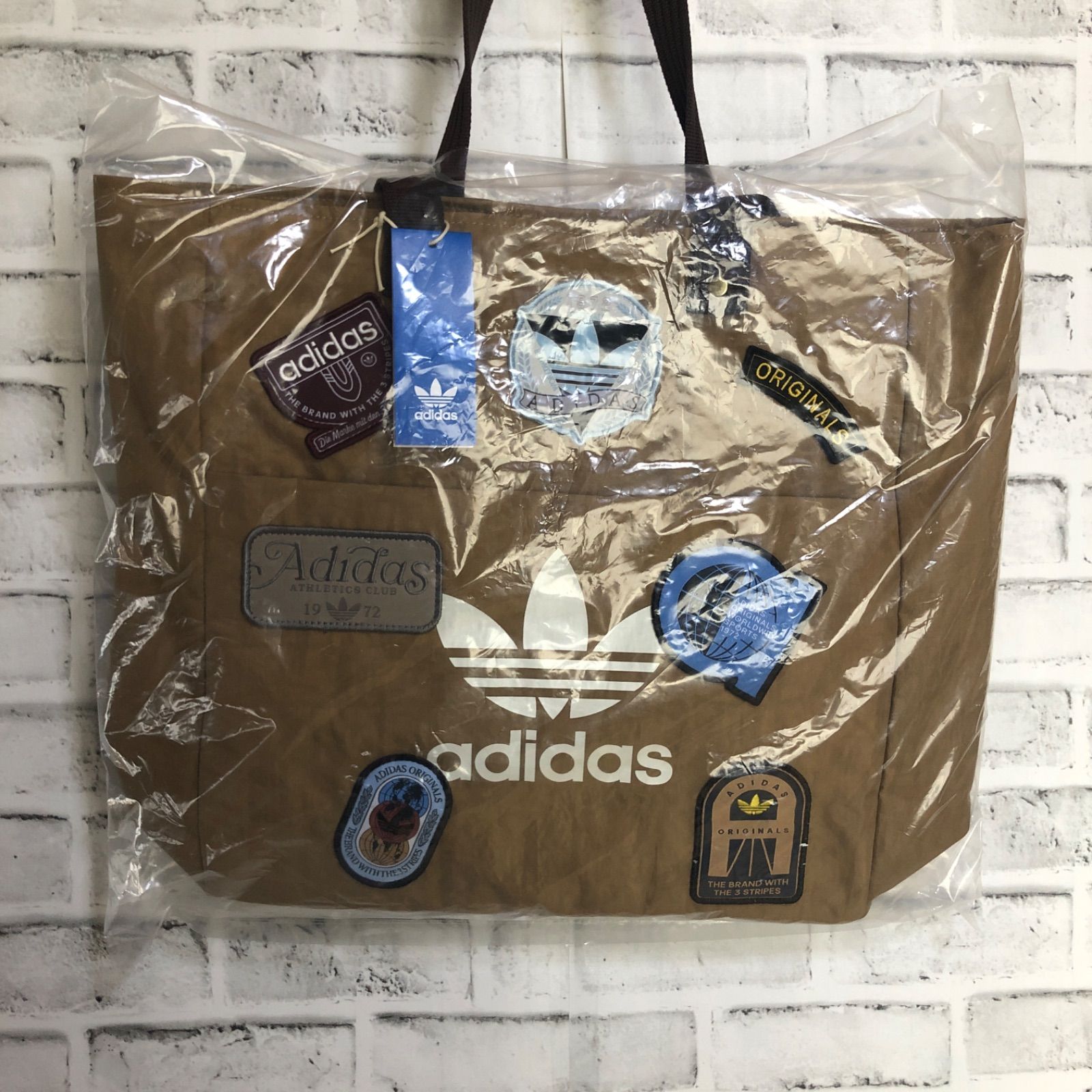 新品⭐️アディダス オリジナルス レコード トートバッグ ベージュ