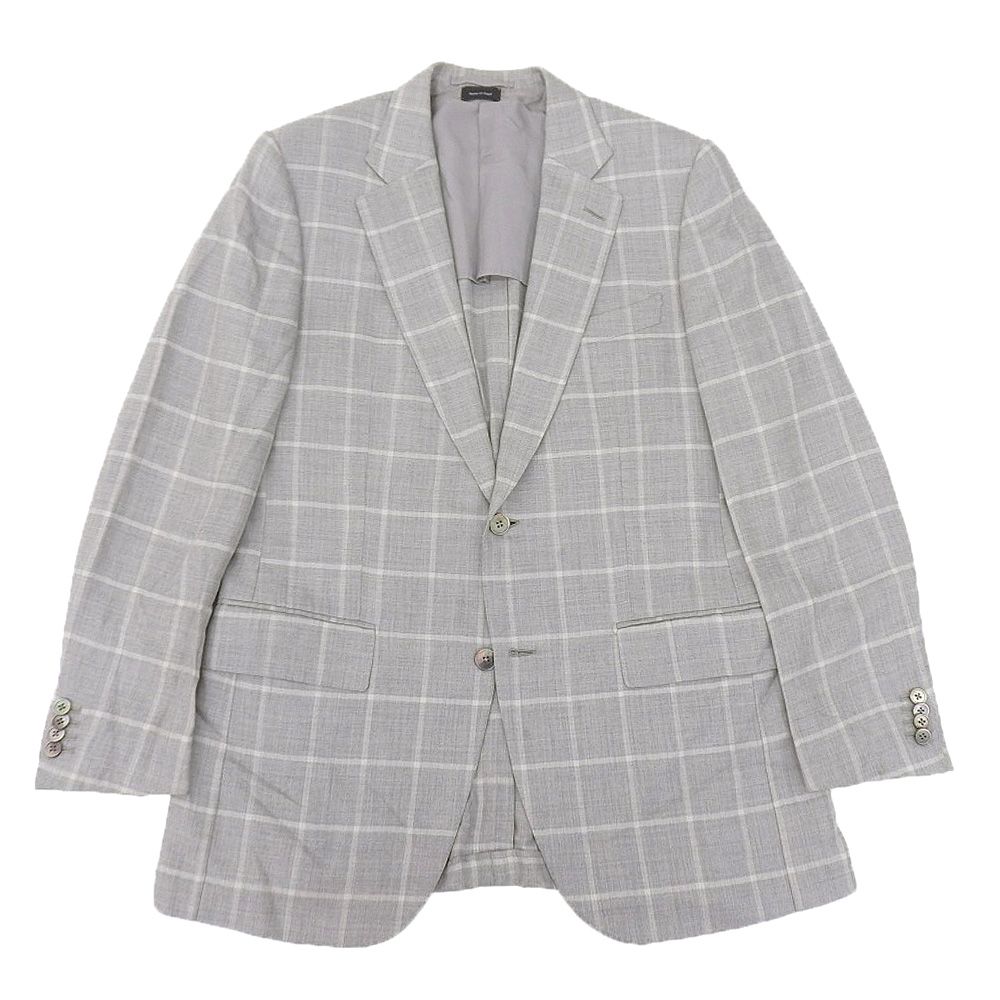 美品 エルメネジルドゼニア Ermenegildo Zegna 現行黒タグ PREMIUM刺繍