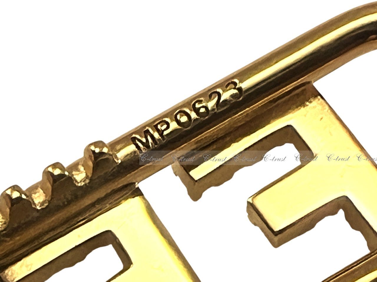 FENDI フェンディ ヘアピン ヘアクリップ クリスタル Fendigraphy Hair