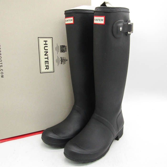 ハンター レインシューズ レインブーツ ブランド 長靴 黒 レディース