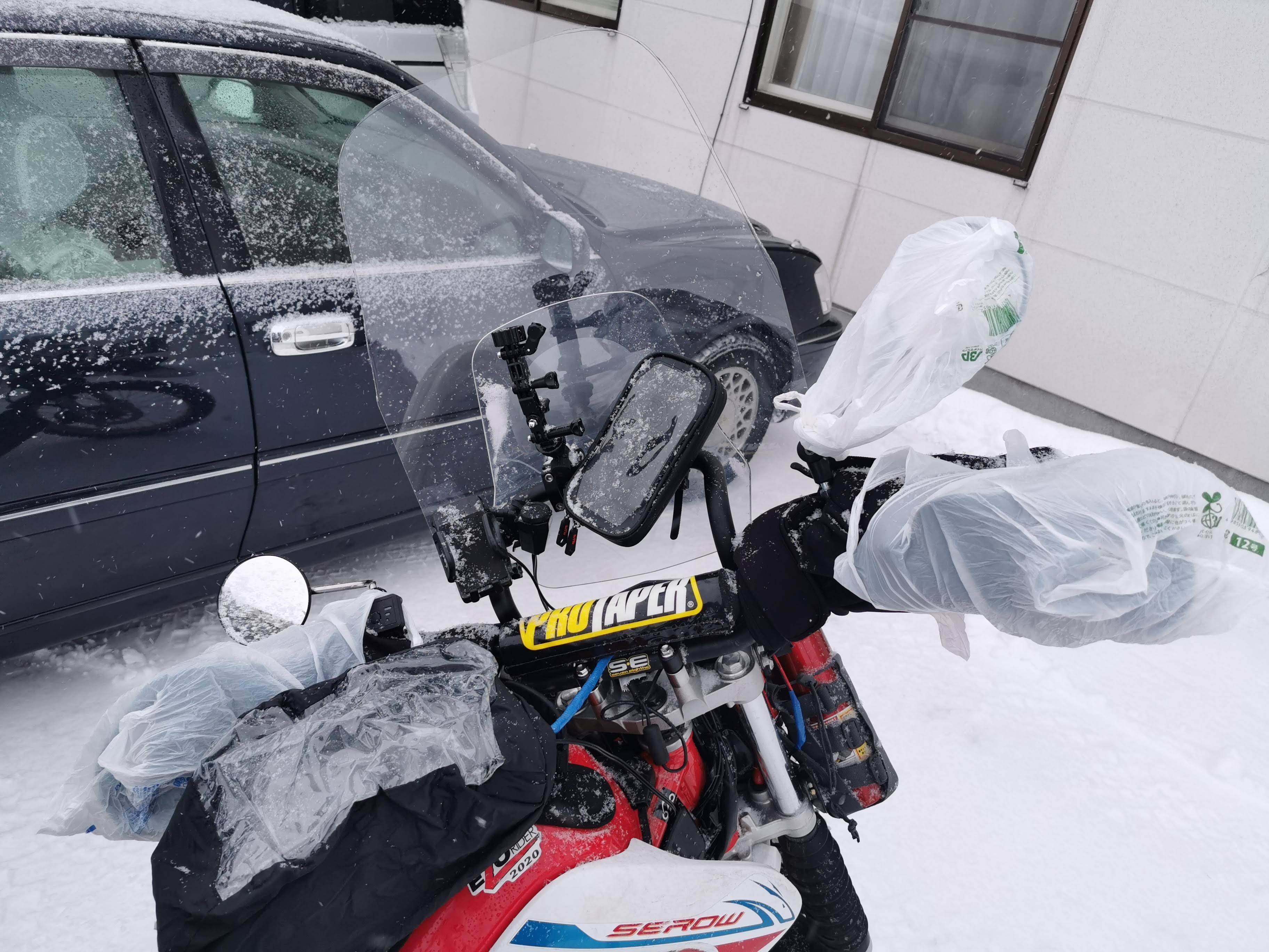 バイクで年越し宗谷岬｜こがれ