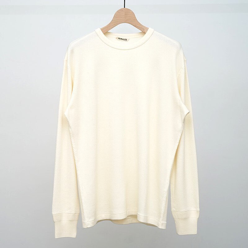 一枚で楽しめるサーマルTEE！さすがオーラリーです。【AURALEE 】LIGHT