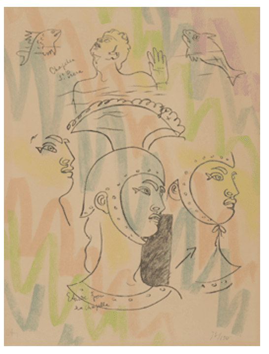 ジャン・コクトー（Jean Cocteau） orphée III リトグラフ ジャン