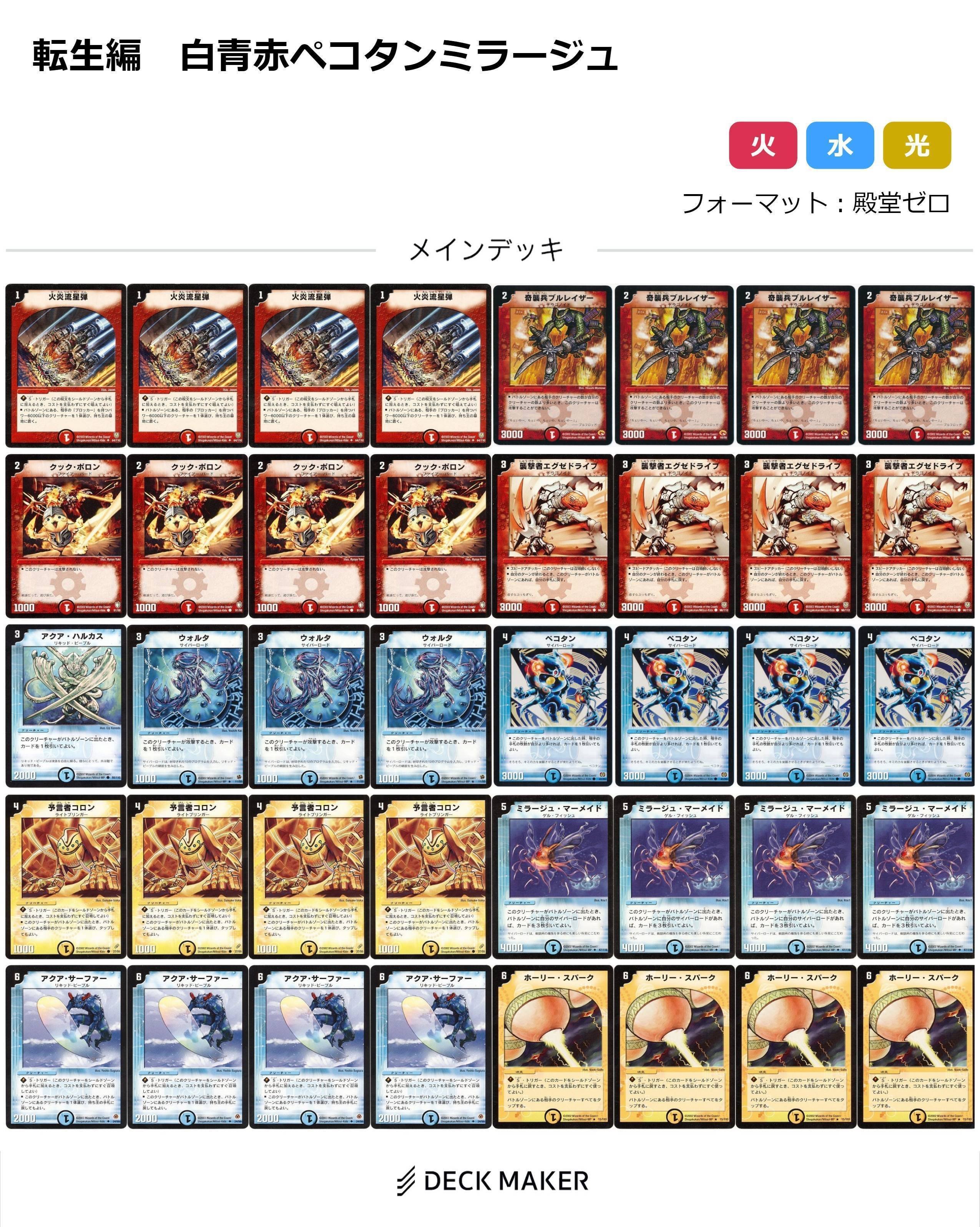 旧枠デュエマ 覚醒編ps期デッキ ゲートボール 旧枠デュエマ(覚醒編ps期