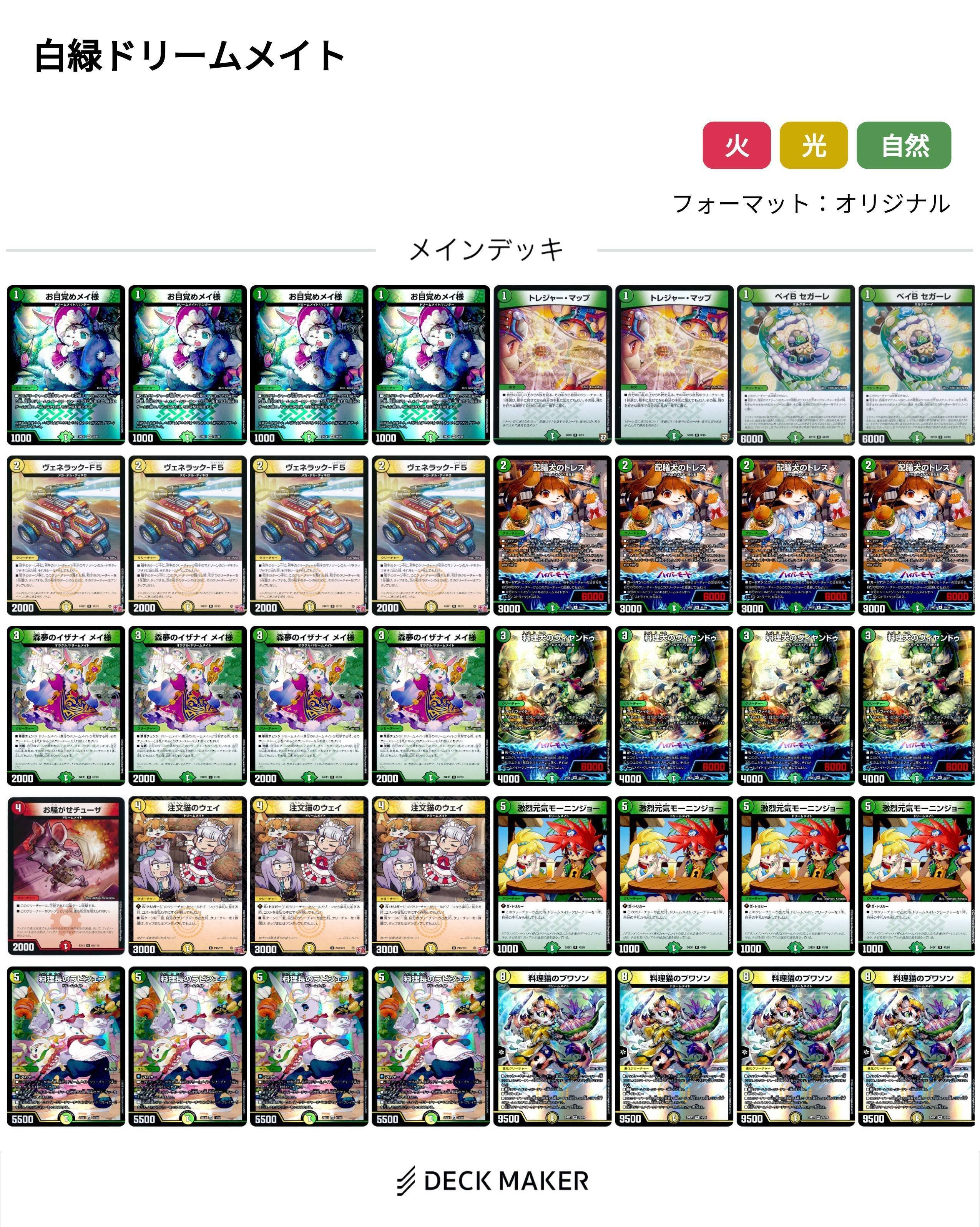 白緑ドリームメイト研究結果｜fanction