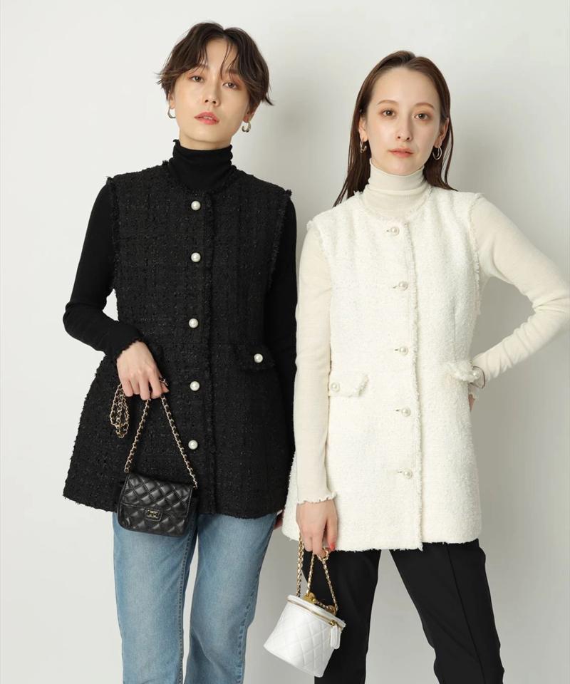 Arpege story(アルページュストーリー)の「パールボタンツイード