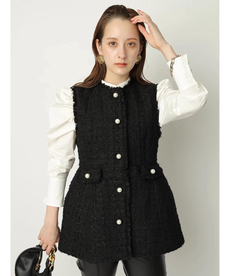 Arpege story(アルページュストーリー)の「パールボタンツイード