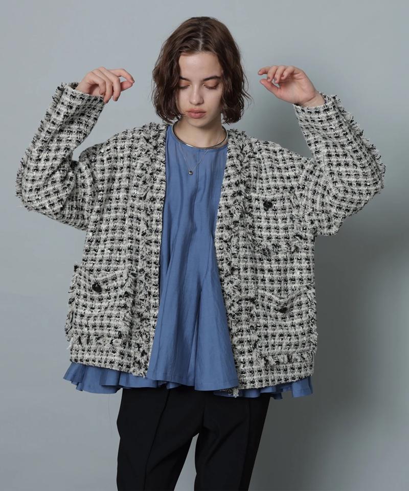 CADUNE(カデュネ)の「ツイードジャケット」 - PARTE