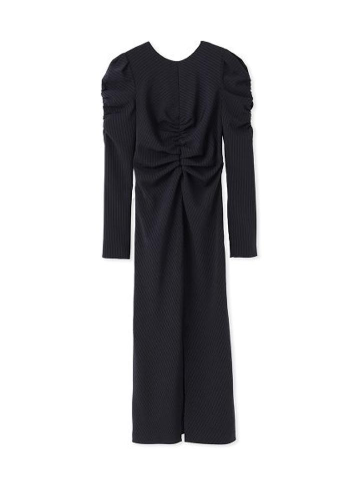 FRAY I.D(フレイ アイディー)の「パフスリーブシャーリングワンピース