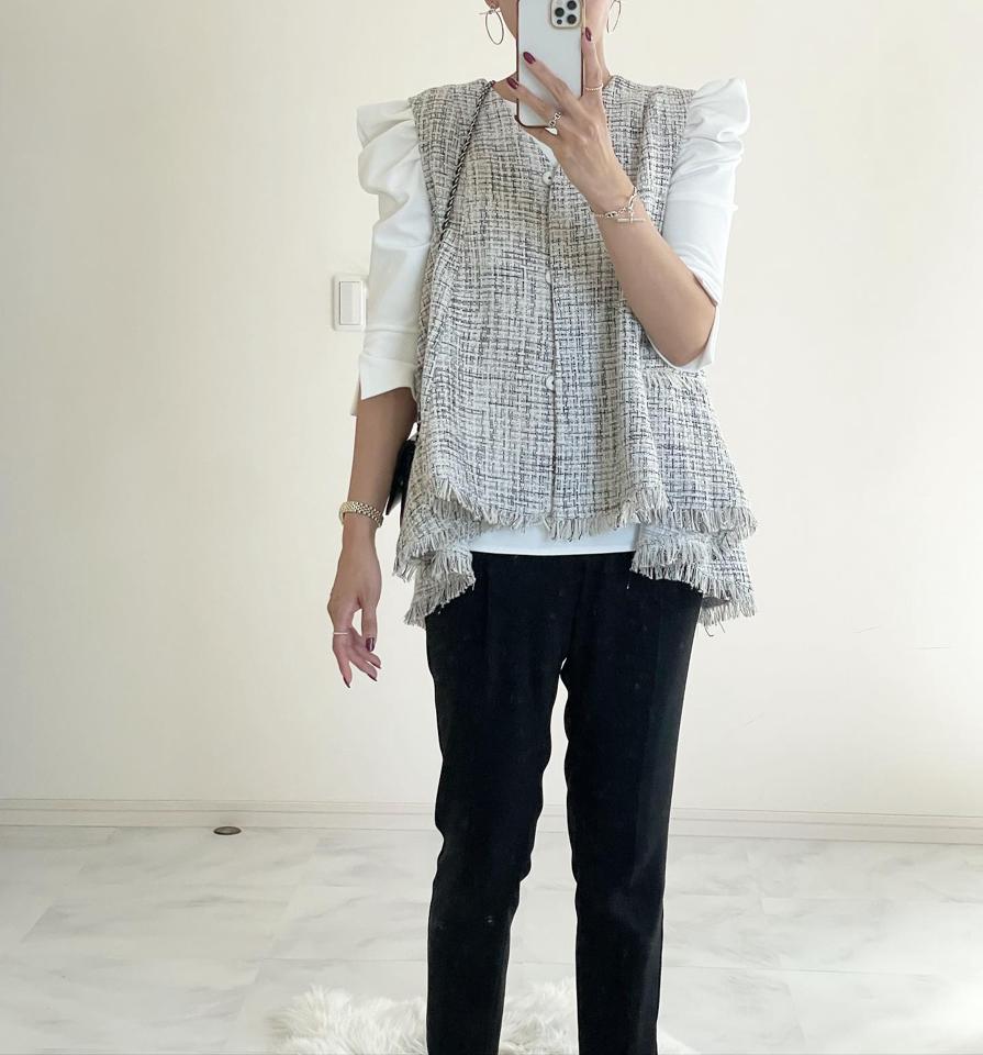 osaya / CADUNE(カデュネ)の「≪川上桃子さんコラボ≫フレアジレ」を