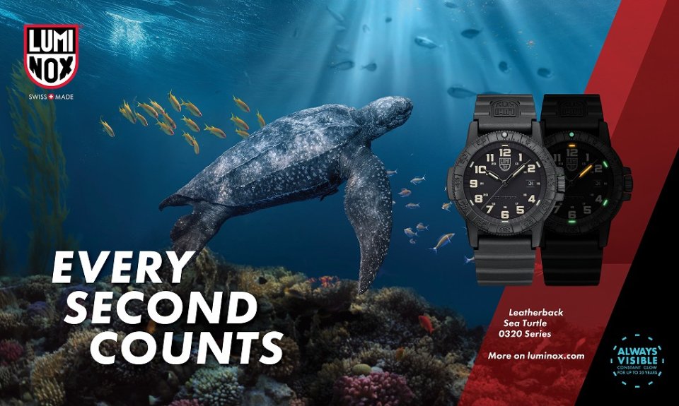 ルミノックスの「LEATHERBACK SEA TURTLE(シータートル)」の新作が発売
