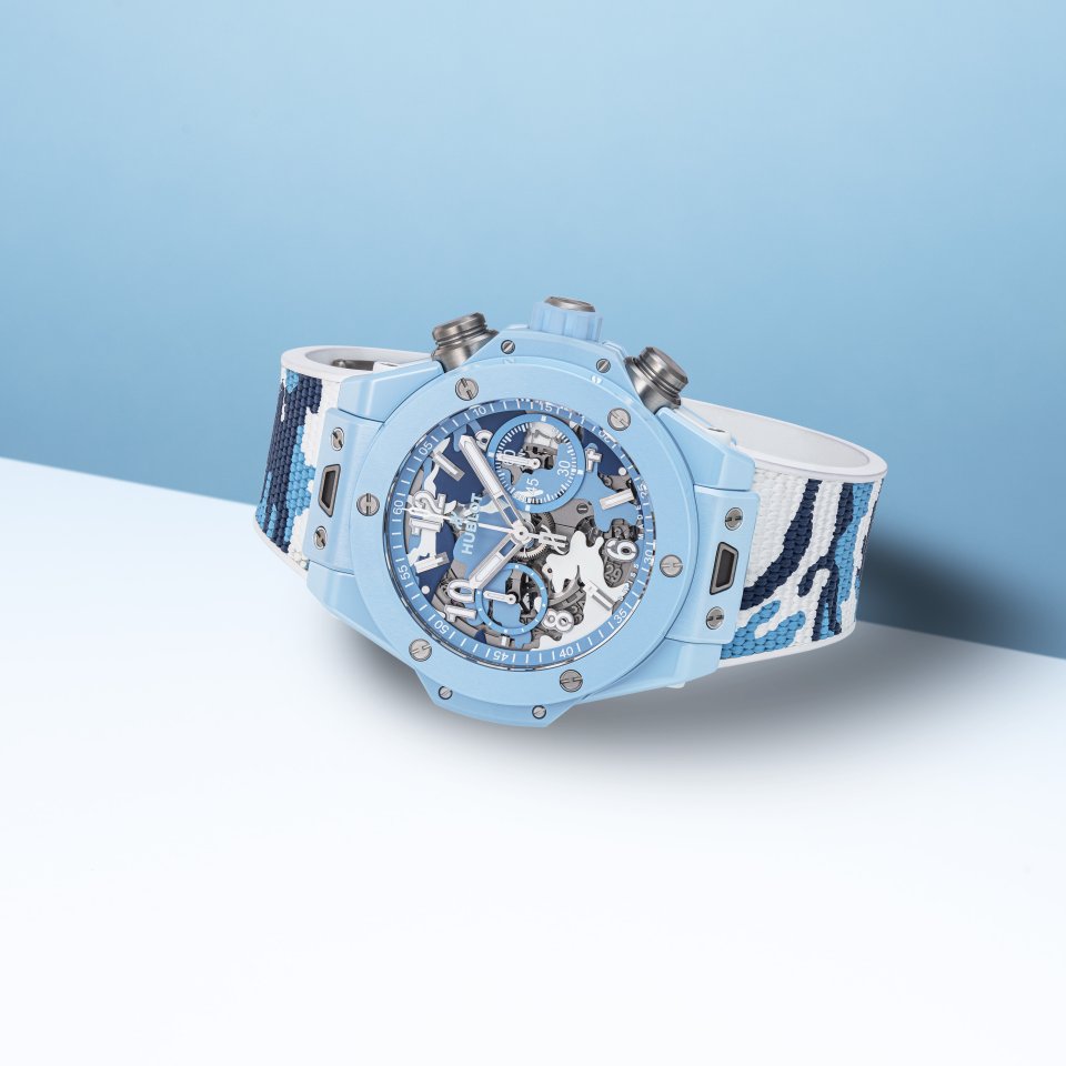 ウブロ「ビッグ・バン ウニコ スカイブルーカモ」 日本限定モデル