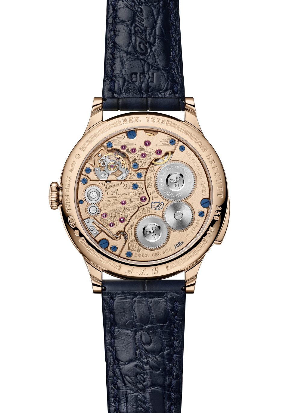 ブレゲ250周年記念作品としてブレゲスタイルへのオマージュを込めた