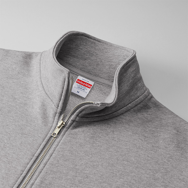 5245-01 10.0オンス スウェット フルジップ スタンド ジャケット（裏