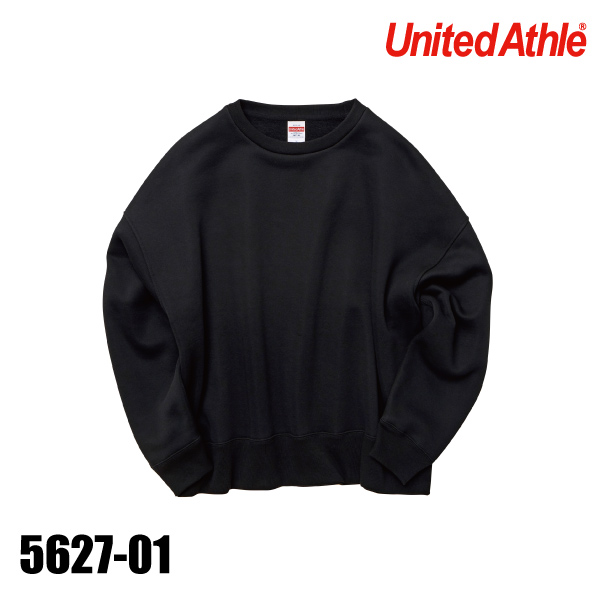 5627-01 10.0.オンス T/Cビッグシルエットクルーネックスウェット（裏