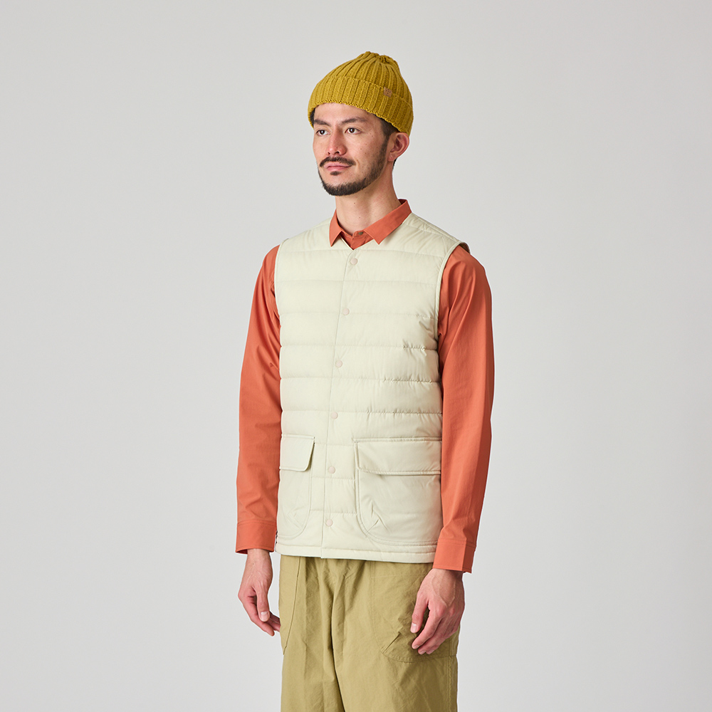 ストレッチのダウンベスト | AXESQUIN ELEMENTS | インナーにも