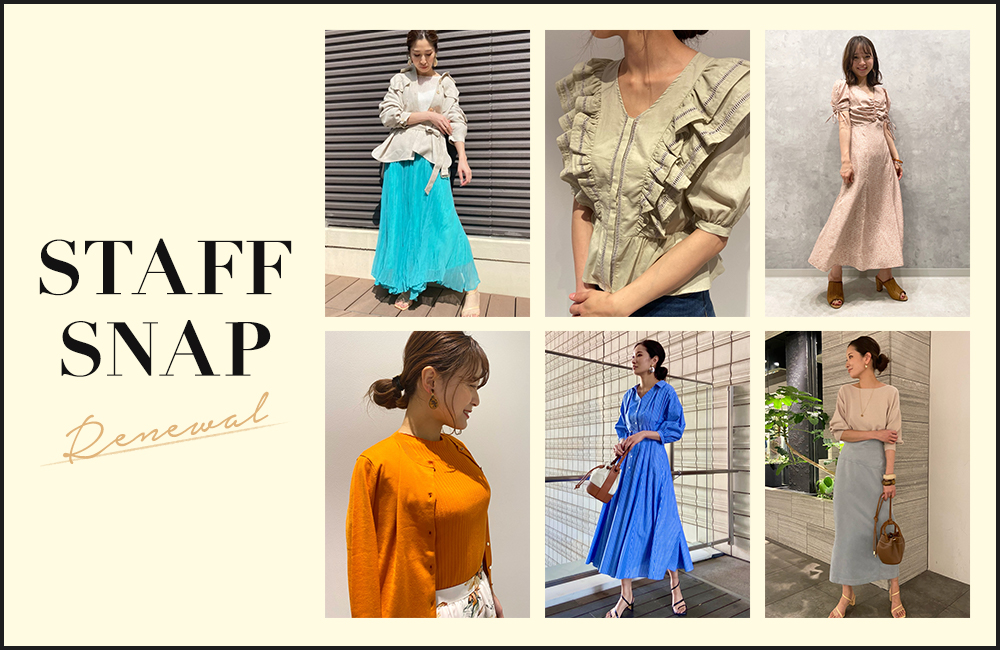 スタッフコーディネート】スノードットプリントワンピース｜ai