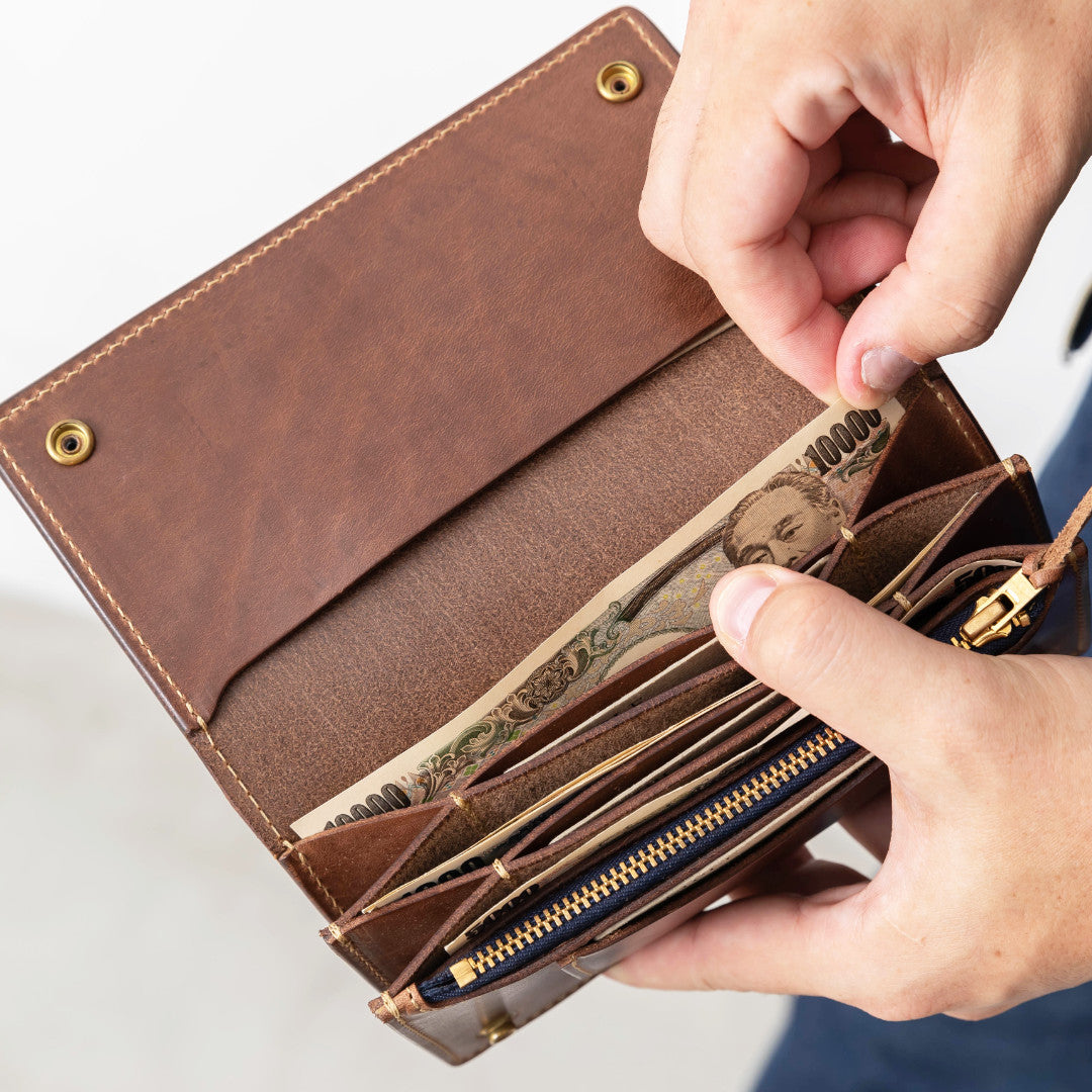 トラッカーズウォレットM クロムエクセル VGW00105AB – ARTBROWN 革