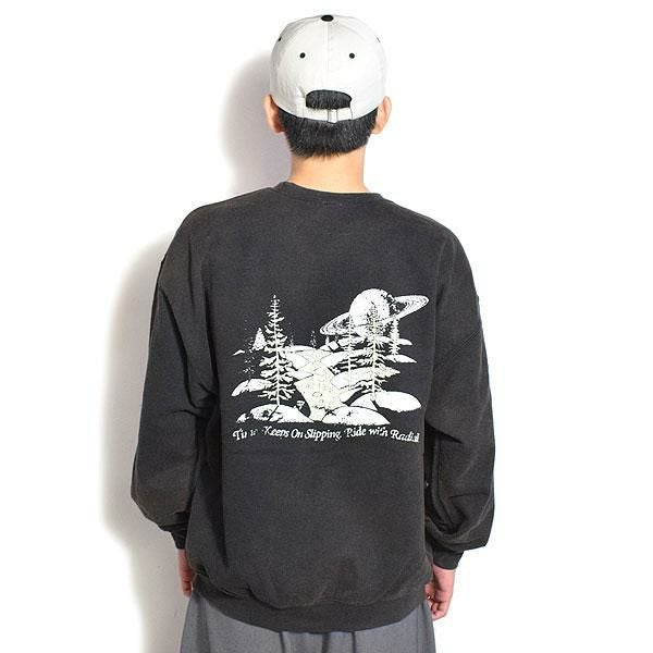 RADIALL ラディアル GALAXIAN - CREW NECK SWEATSHIRT L/S