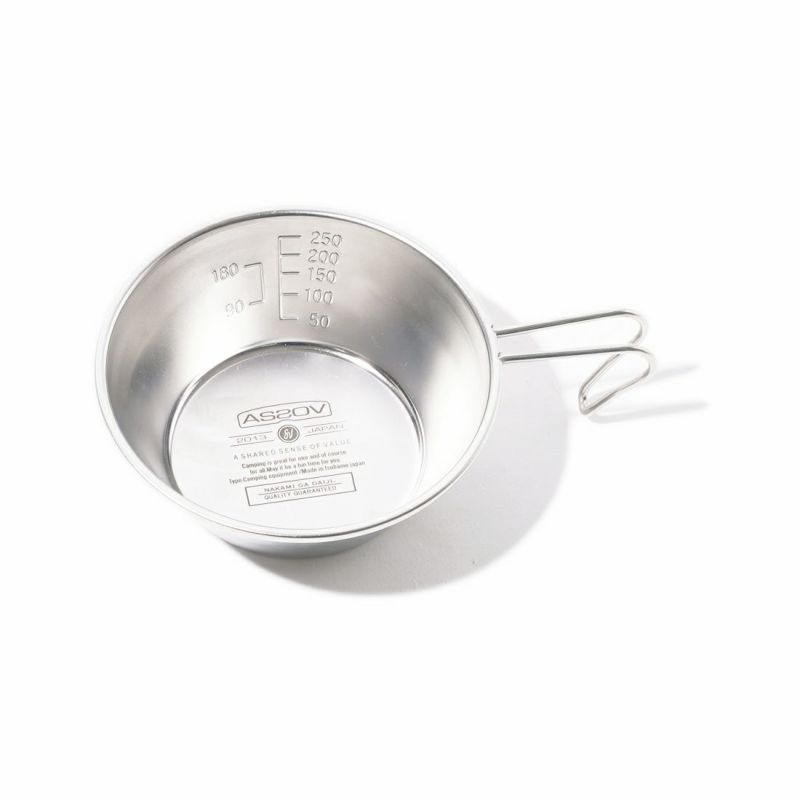 SIERRA CUP/STAINLESS BLACKシェラカップ – AS2OV