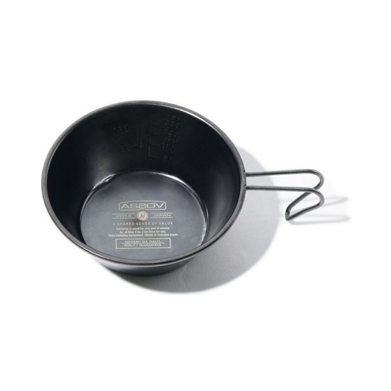 SIERRA CUP/STAINLESS BLACKシェラカップ – AS2OV