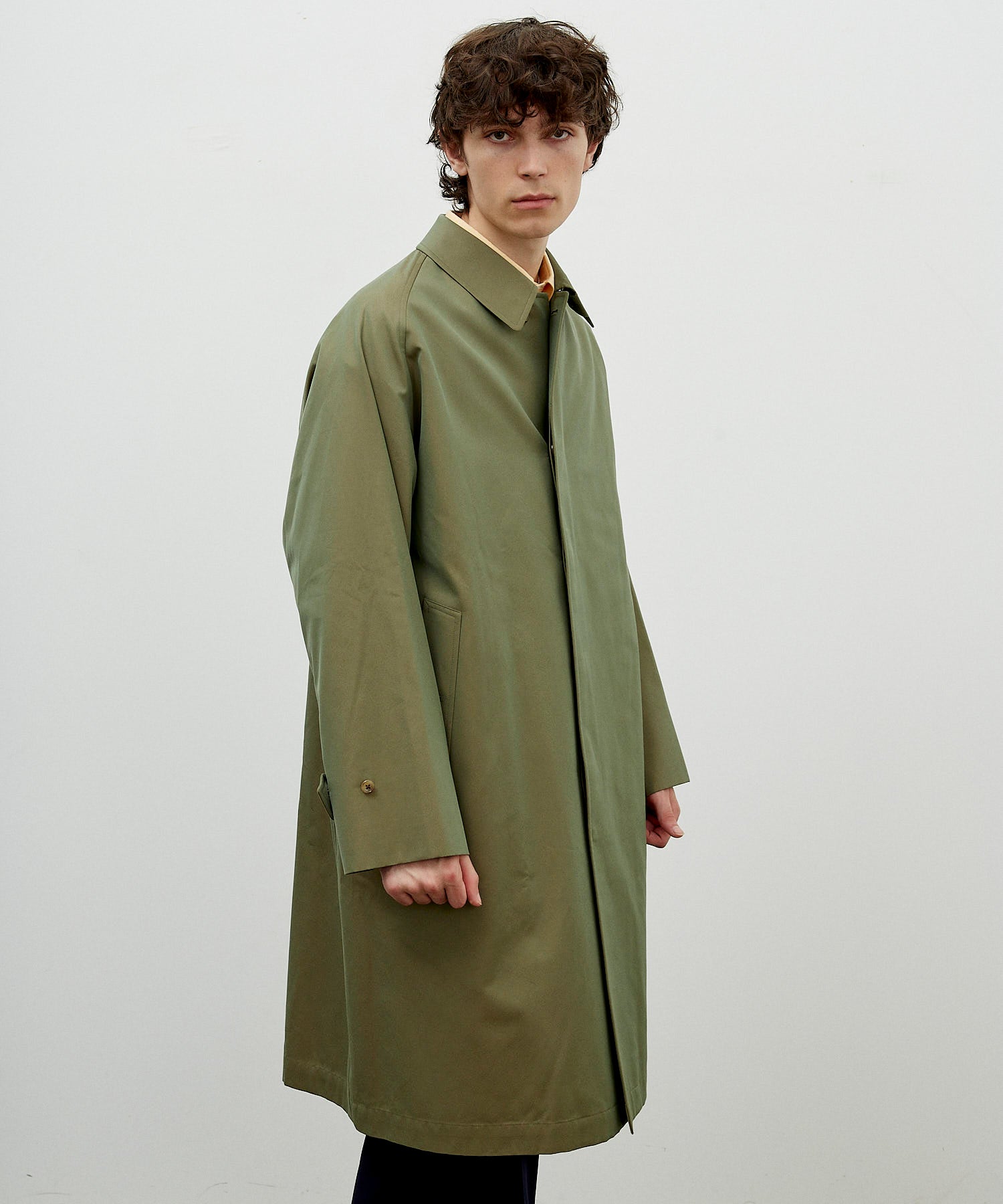 26SS 】ANATOMICA SINGLE RAGLAN COAT I / OLIVE – A'r11551 FUKUOKA