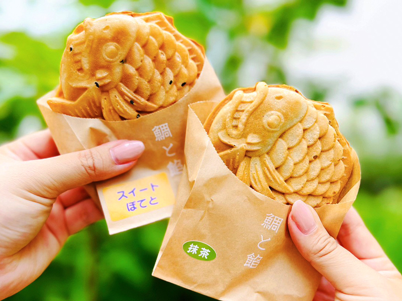 Taiyaki filled with bean paste is popular! New product from Tai to