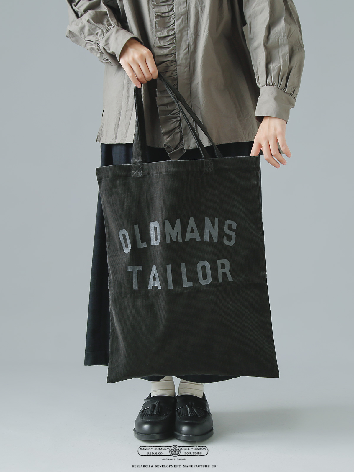R & D.M.Co- オールドマンズテーラー コットン コーデュロイ ロゴ