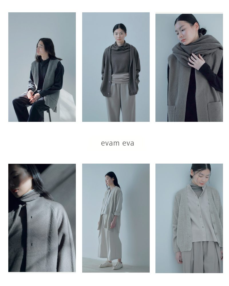 evam eva エヴァムエヴァ リニューウール スタンド ショート コート