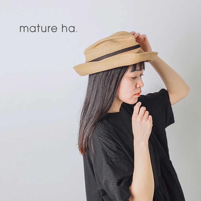 mature ha. マチュアーハ ボックス ハット “BOXED HAT 11cm ペーパー