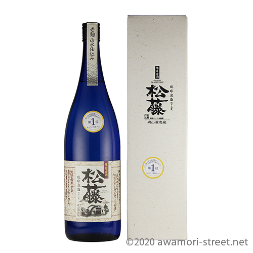 松藤 限定古酒 43度,1800ml 青瓶 ラッピング無料 / 崎山酒造廠 / 泡盛