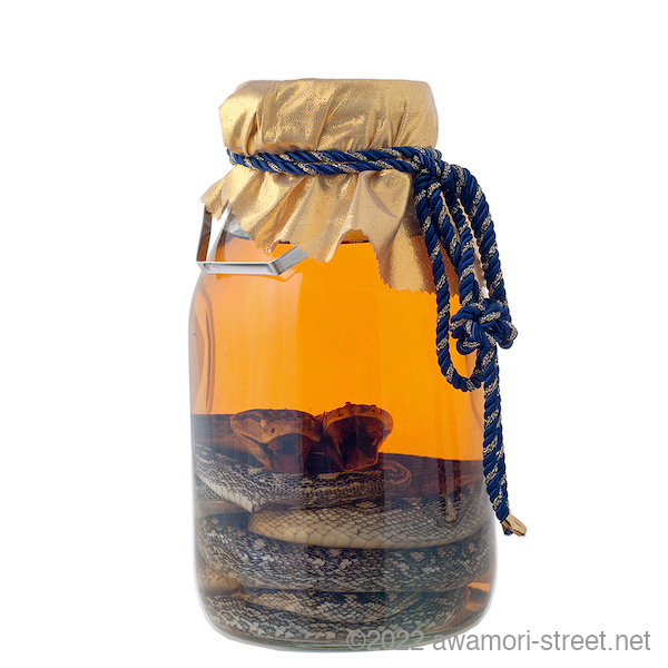 夫婦ハブ入り ハブ酒 35度,1400ml / 南都酒造 / 泡盛ストリート.net