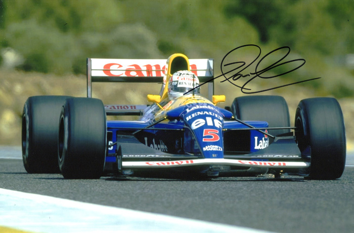 Yahoo!オークション -「ナイジェルマンセル直筆サイン」の落札相場