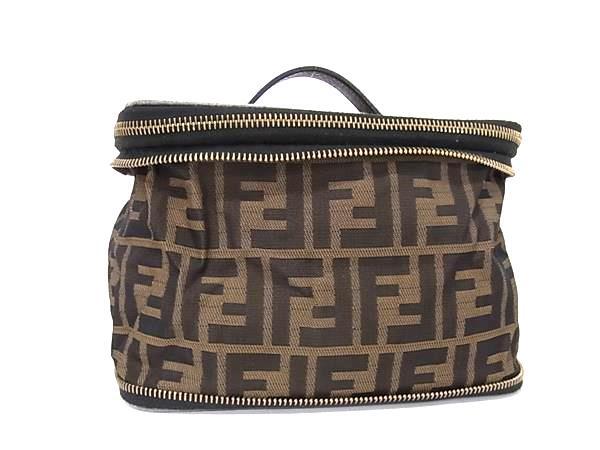 Yahoo!オークション -「フェンディ ズッカ柄」(ポーチ) (かばん