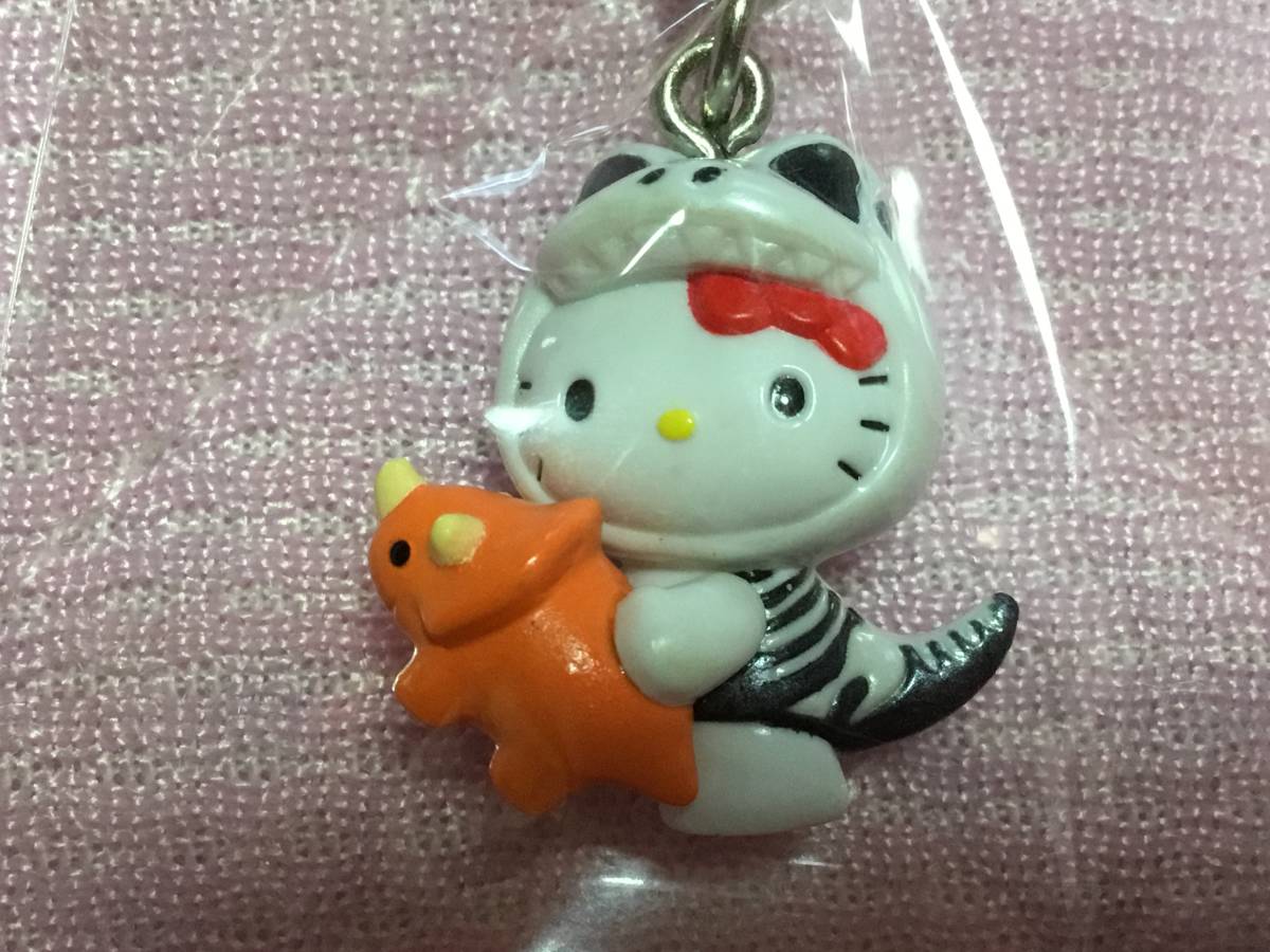 ハローキティ ストラップ ダイナソーエキスポ2011 根付け ハローキティ